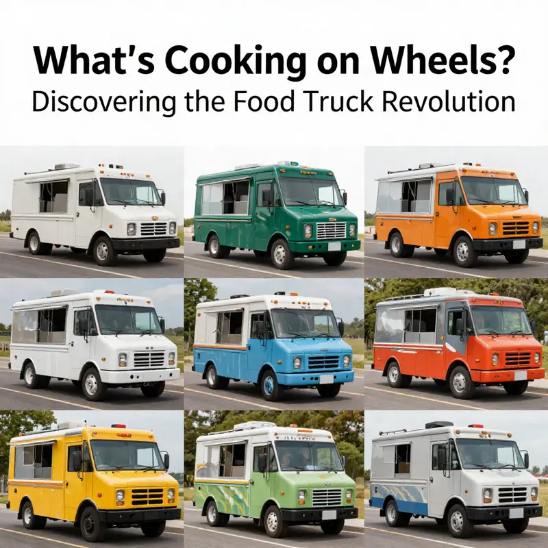 Diverse food truck models that cater to distinct culinary styles and customer experiences.