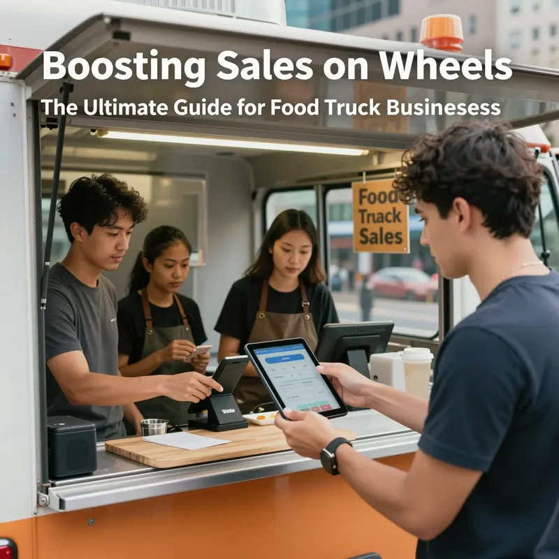 A food truck utilizing digital tools to enhance customer experience and streamline operations.
