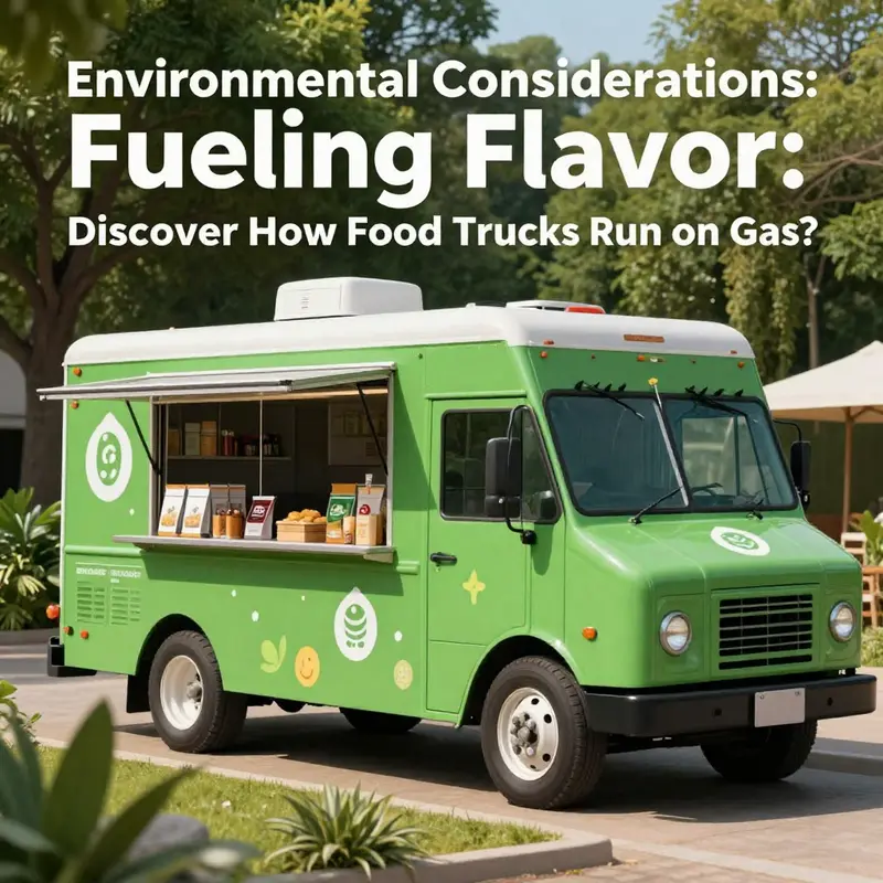 A food truck utilizing propane for its cooking equipment, enhancing the culinary experience.