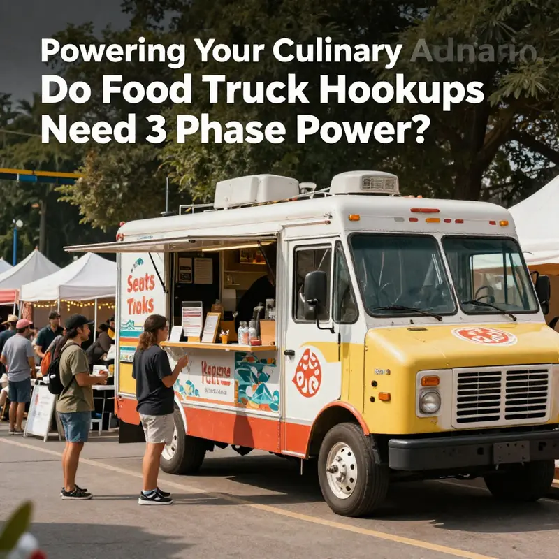 A lively street scene of a food truck event filled with happy customers enjoying diverse culinary offerings.