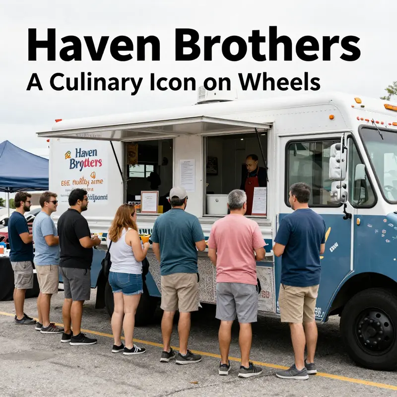 The original Haven Brothers food truck, a testament to rich history and beloved culinary traditions.