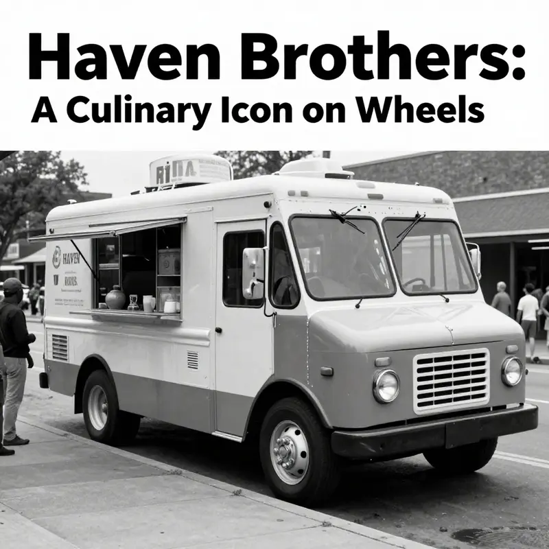 The original Haven Brothers food truck, a testament to rich history and beloved culinary traditions.