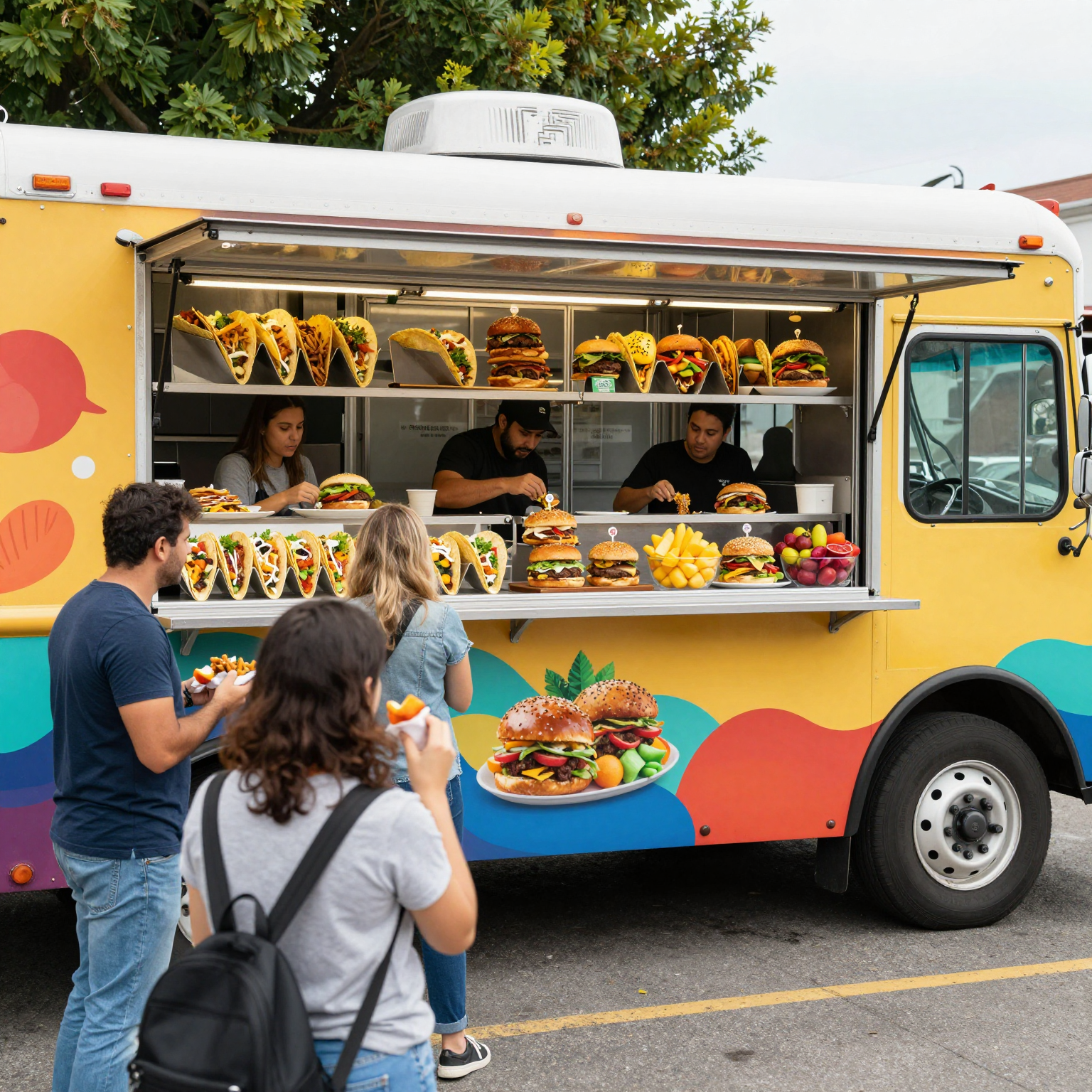 Popular food truck cuisines image