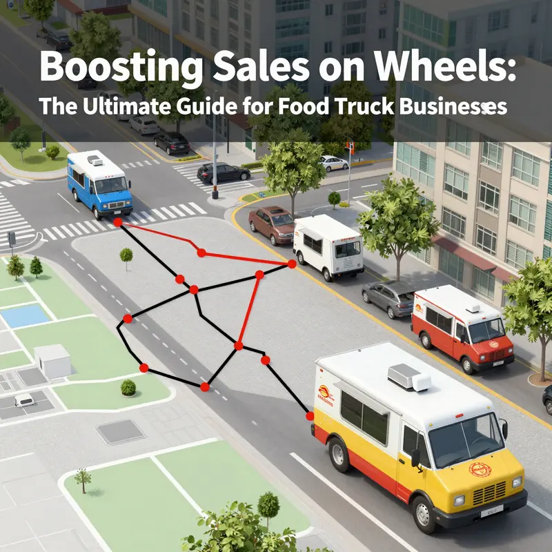 A food truck utilizing digital tools to enhance customer experience and streamline operations.