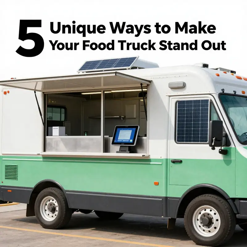 Highlighting the food truck’s unique dishes that draw enthusiastic customers.