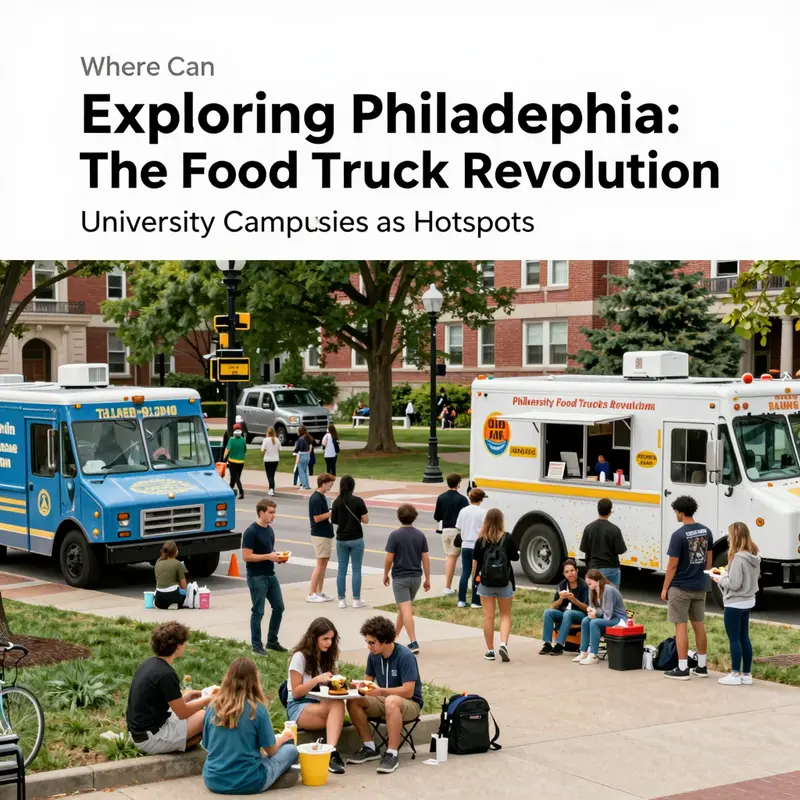 Food trucks line the streets of Philadelphia, showcasing various cuisines while bringing joy to locals and visitors.
