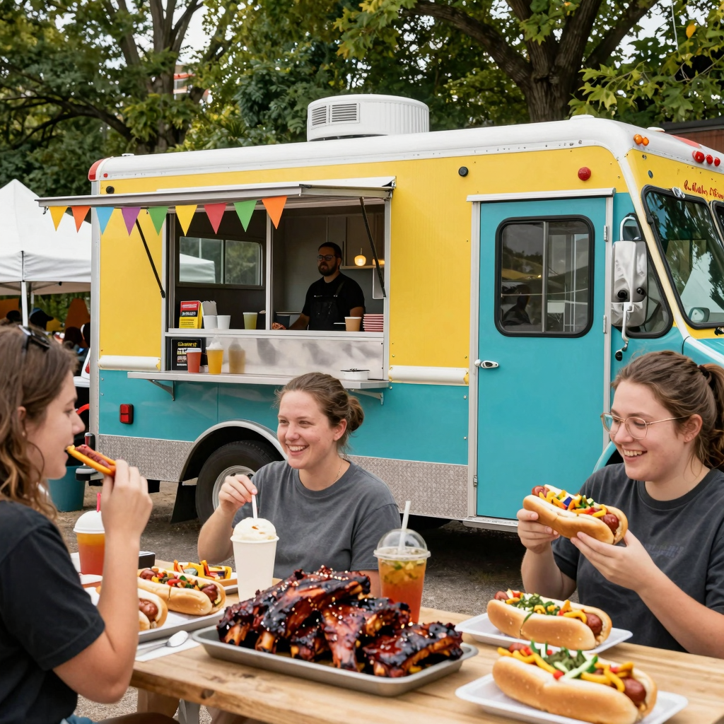 Food Truck at Local Festival