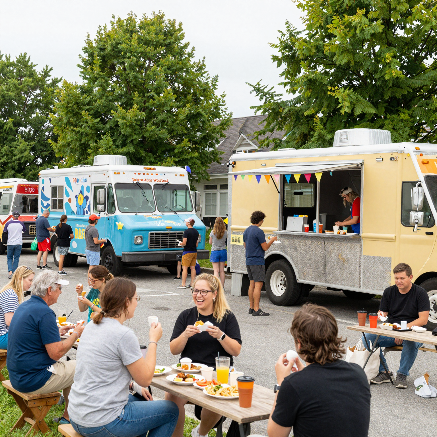 Food Trucks at Local Event