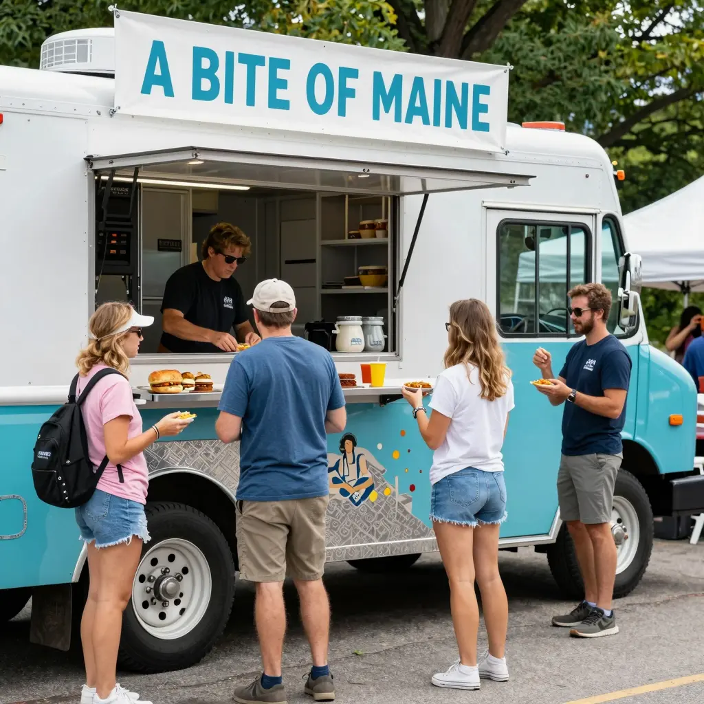 A Bite of Maine Food Truck at a Local Event
