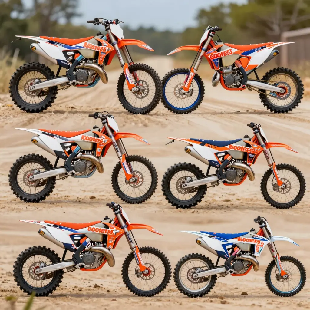 Hooters Dirt Bike Graphics