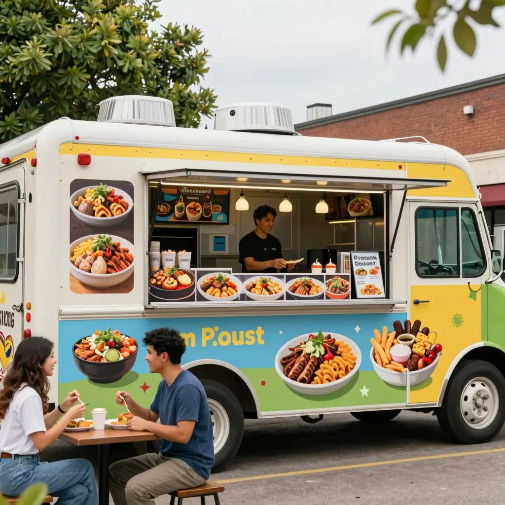 Colorful Food Truck