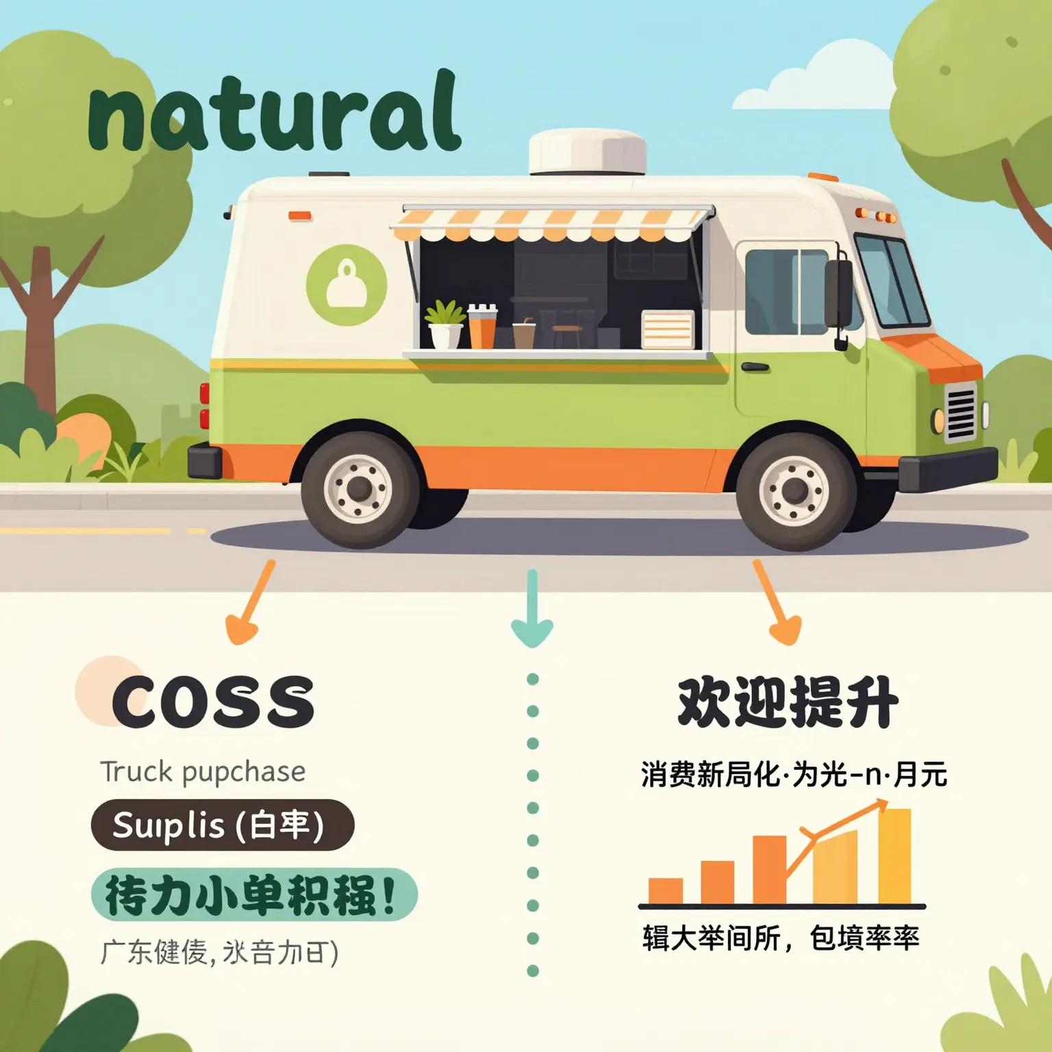 Food Truck Financial Infographic